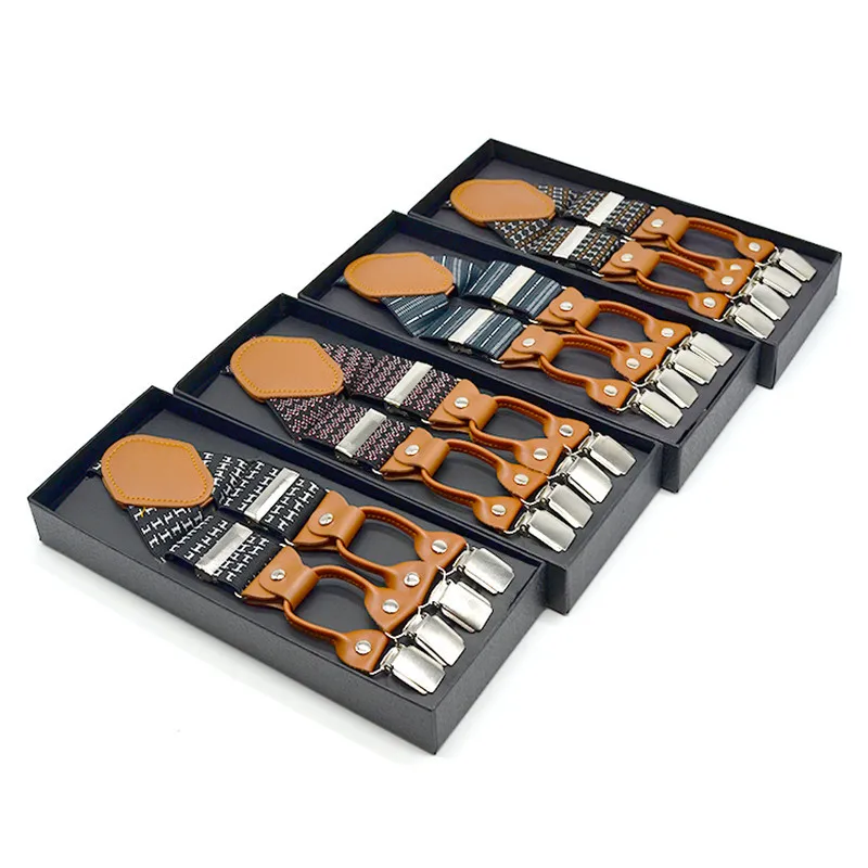 Прямые поставки с фабрики мужские коробки ремни платье брюки Висячие длинными