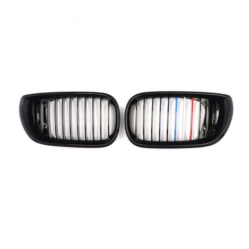 MagicKit 1 пара автомобильный M color передний гриль глянцевый черный решетка для почек