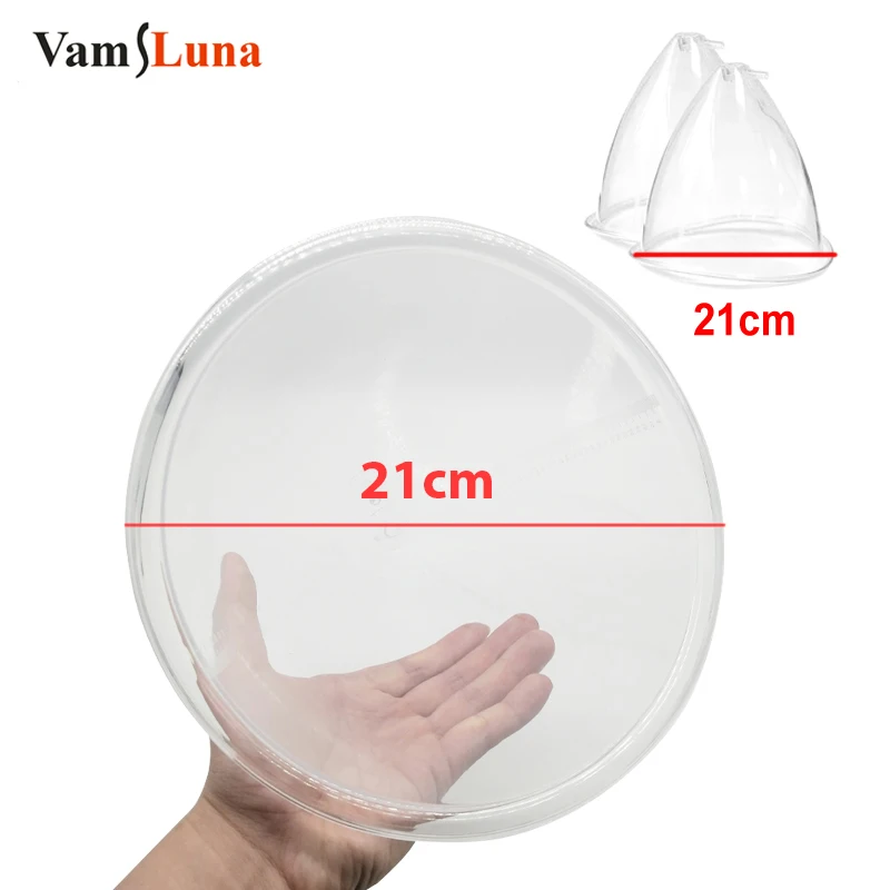 VamsLuna 2PCS 21 cm Size Buttock Sucker Vacuum Stimulator Cups Breast  Enlargement Pump Cupping Accessories