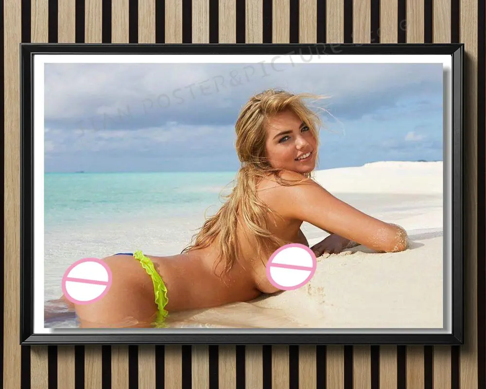 R0164 Kate Upton (3) Звезда сексуальная красивая девушка модель Наклейка на стену Шелковый постер художественное украшение для дома