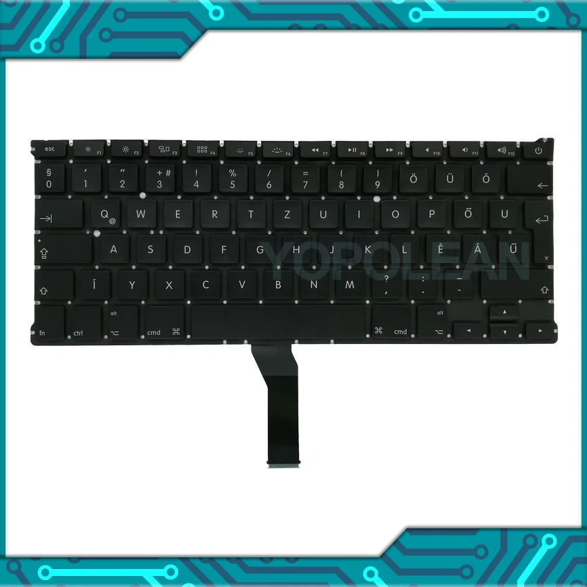 Новая клавиатура для ноутбука Венгерская раскладка Macbook Air 13 дюймов A1369 A1466 2011-2017