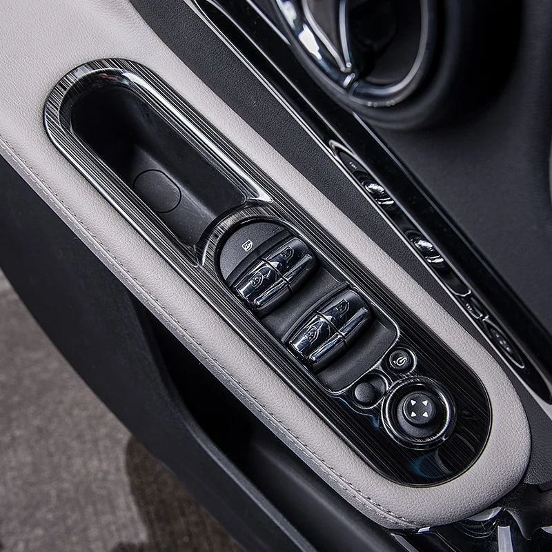 4 шт. нержавеющая сталь Автомобильный Дверной стеклоподъемник переключатель