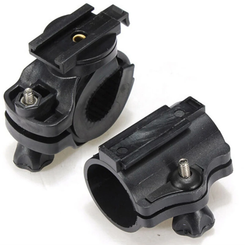 

1PC LED Torch Bracket Mount Holder Sports Accessories Bicycle Lights Mount Holder 360 Rotation Cycling Bike Flashlight