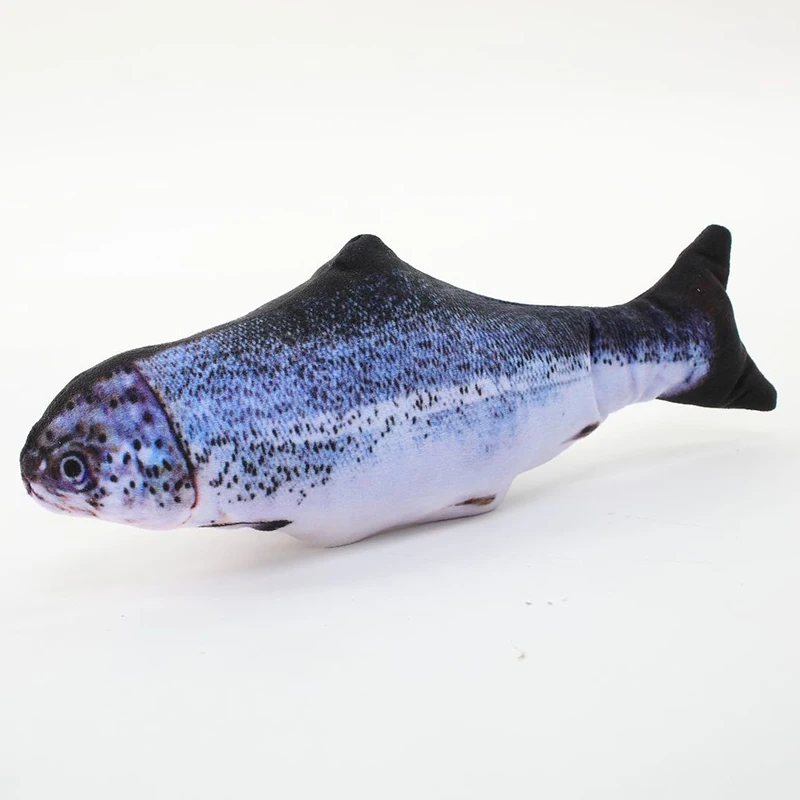 Игрушки для детей/кошка Милая электрическая симуляция плюшевые Рыбы Кукла