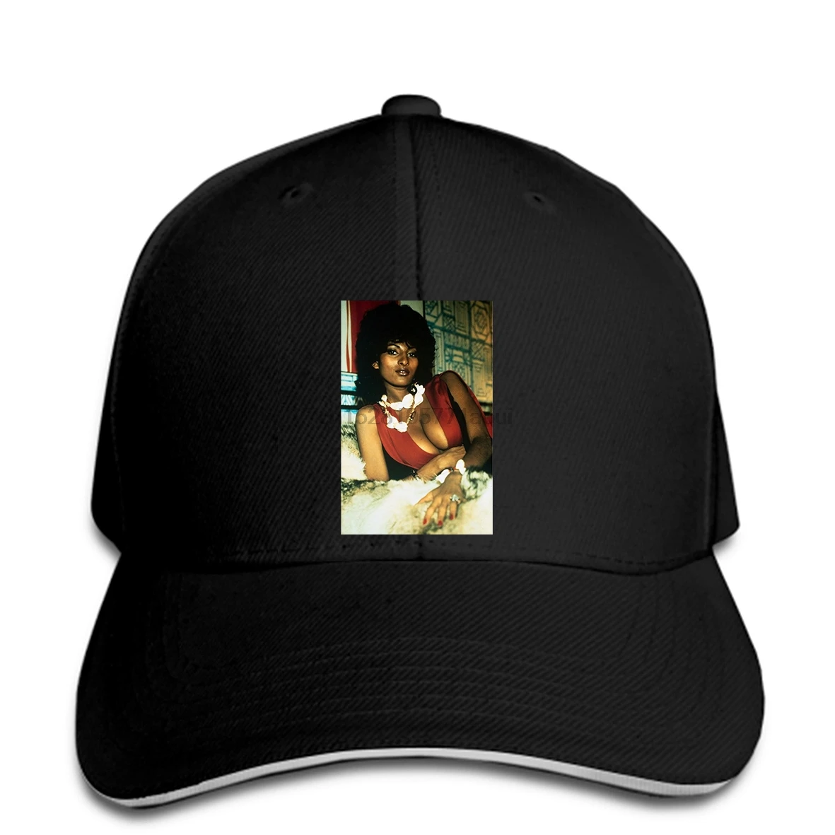 

Baseball cap Pam Grier Print hat Foxy Brown hat