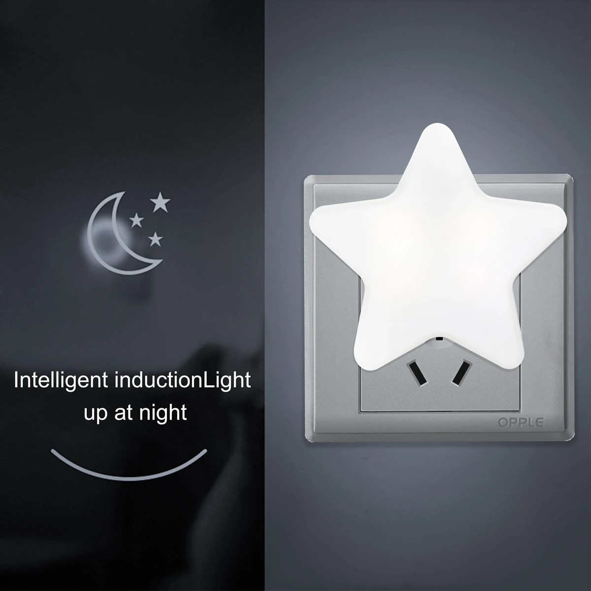 

LED Star Night Lights Mini Light Control EU Plug 110V-220V Night Light Lamp For Baby Living Room Bedroom Lighting Corridor Lamp