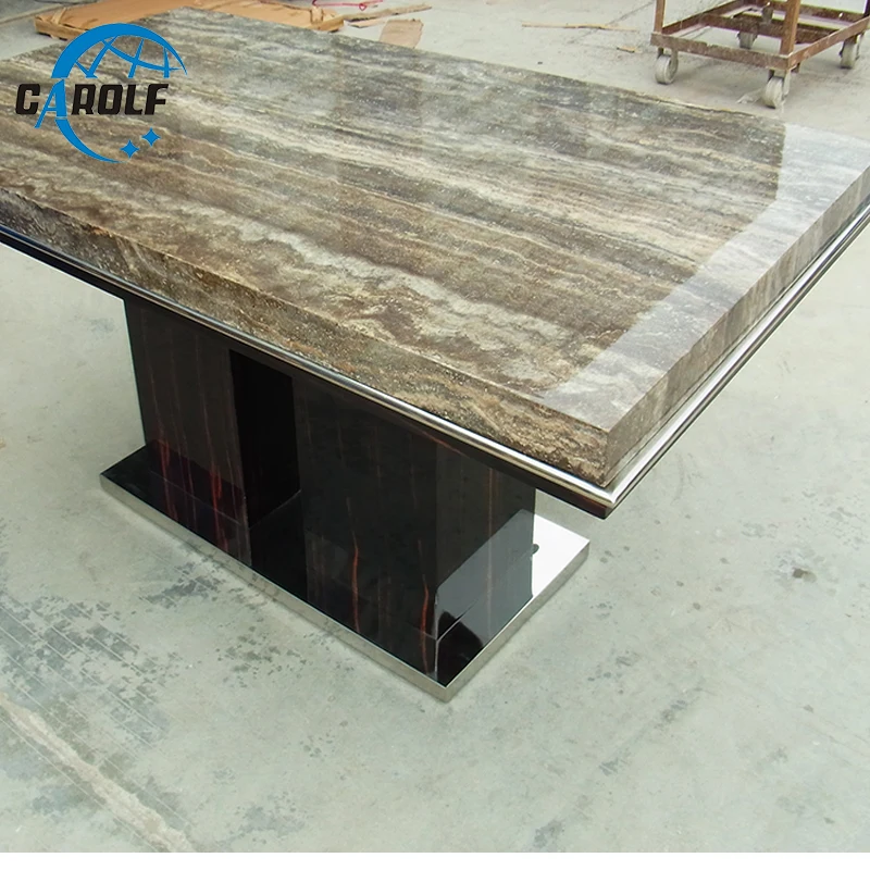 Современная роскошная мебель для столовой Новый деревянный обеденный стол с