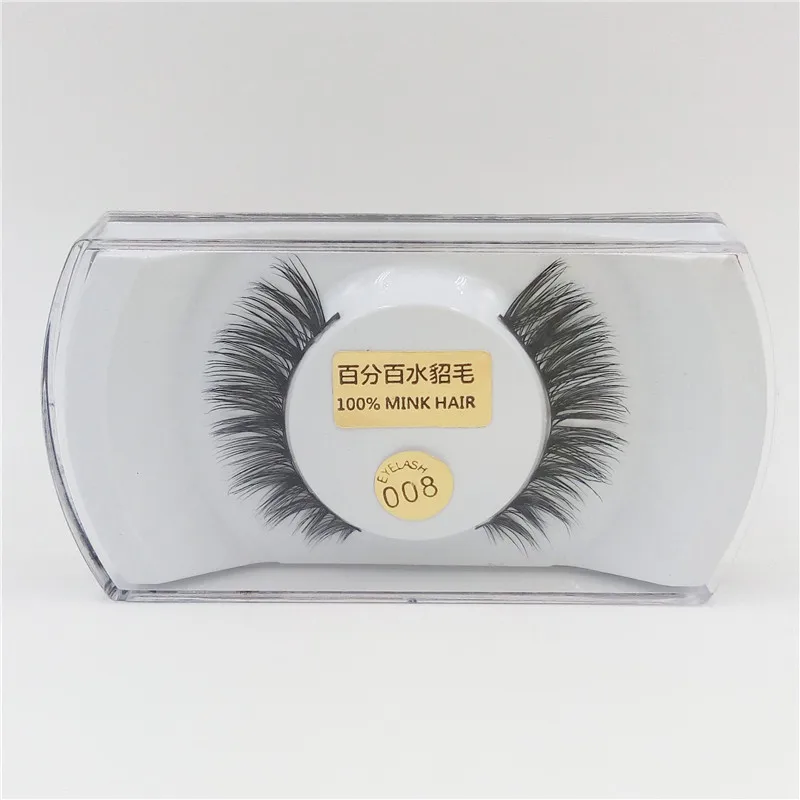 Норковые ресницы 3D норковые безжалостные ручной работы многоразовые