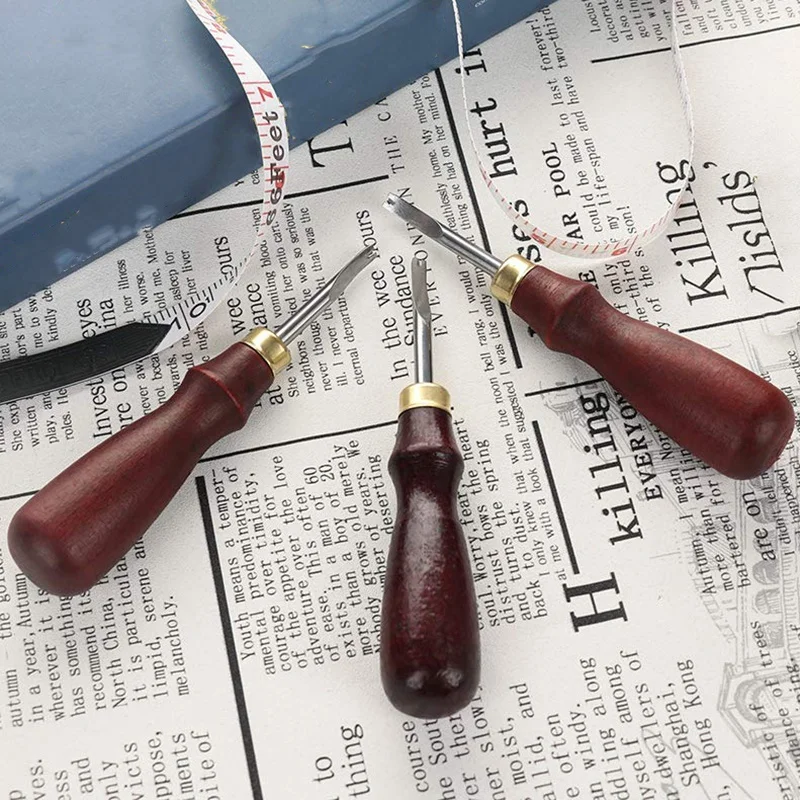 3 шт. 1 5/1 2/1 мм Edge кожаный фаской шлифовальная затачивания Кожа ремесло с острым