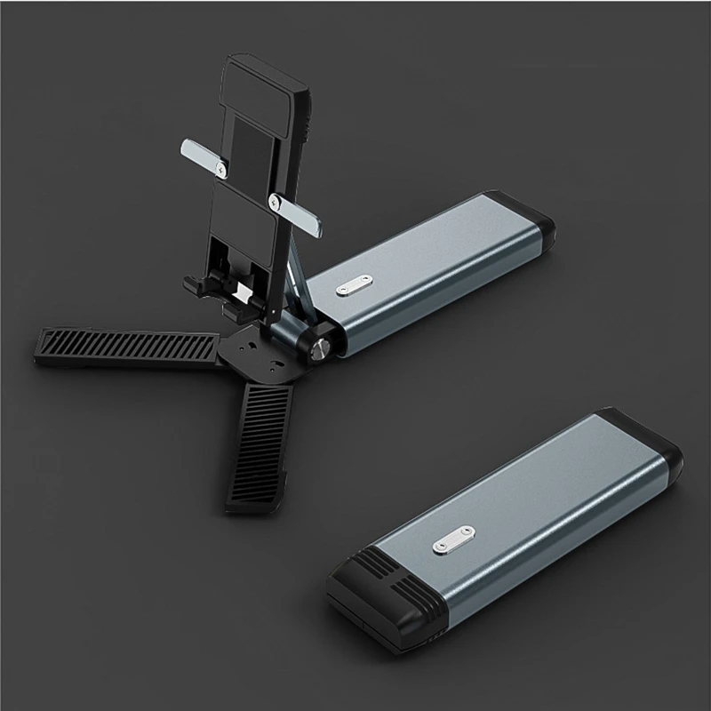 

2020 Metal Mini One Foldable Adjust Mobile Phone Holder Desk For iPhone 11 Youtoobe Live Desktop Stand SmartPhone Tablet Support