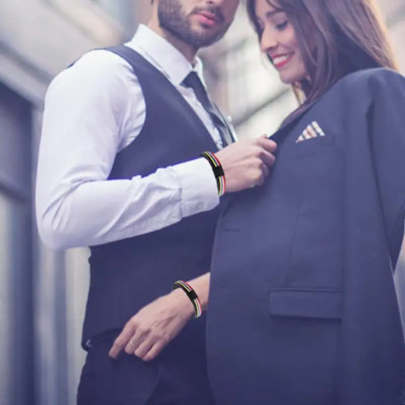 Красочный плетеный веревочный браслет ретро из искусственной кожи браслеты