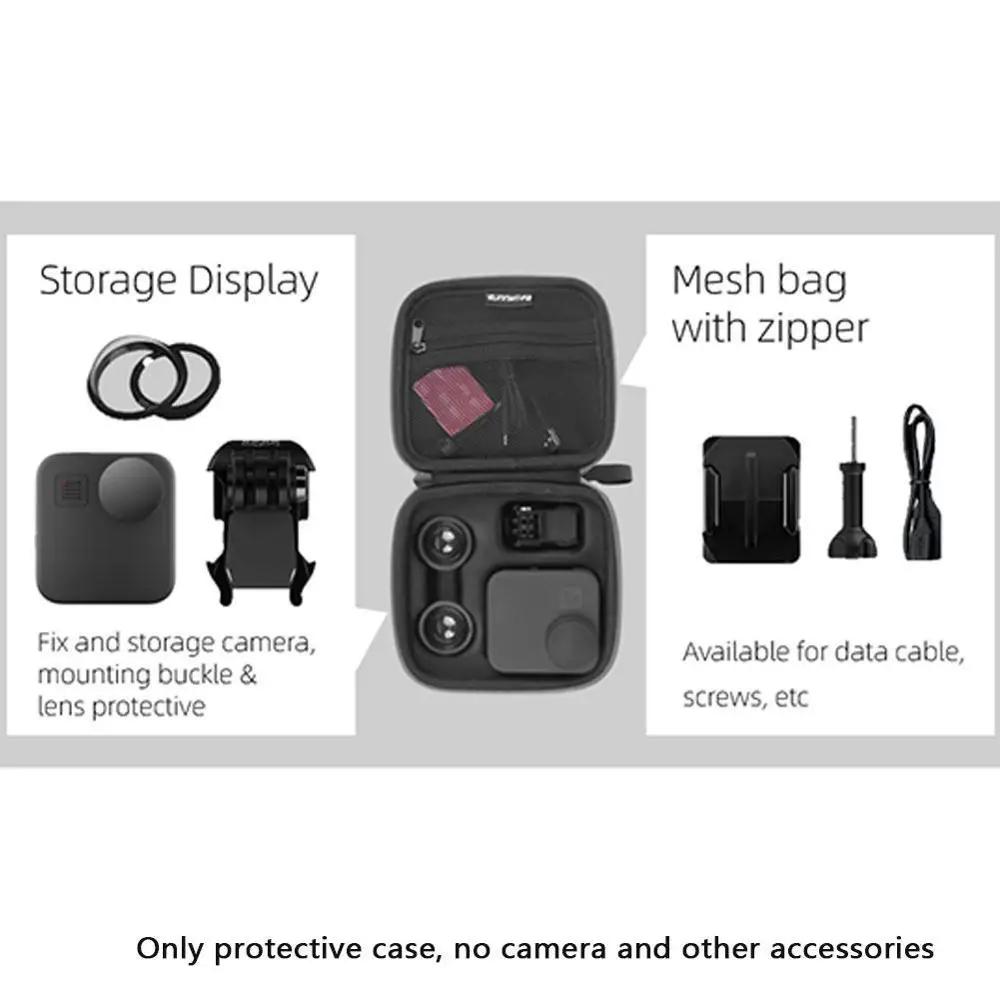 

Portable Storage Bag For GoPro MAX Camera Carrying Lens Accessories Case Max Gopro Protective Y3F3
