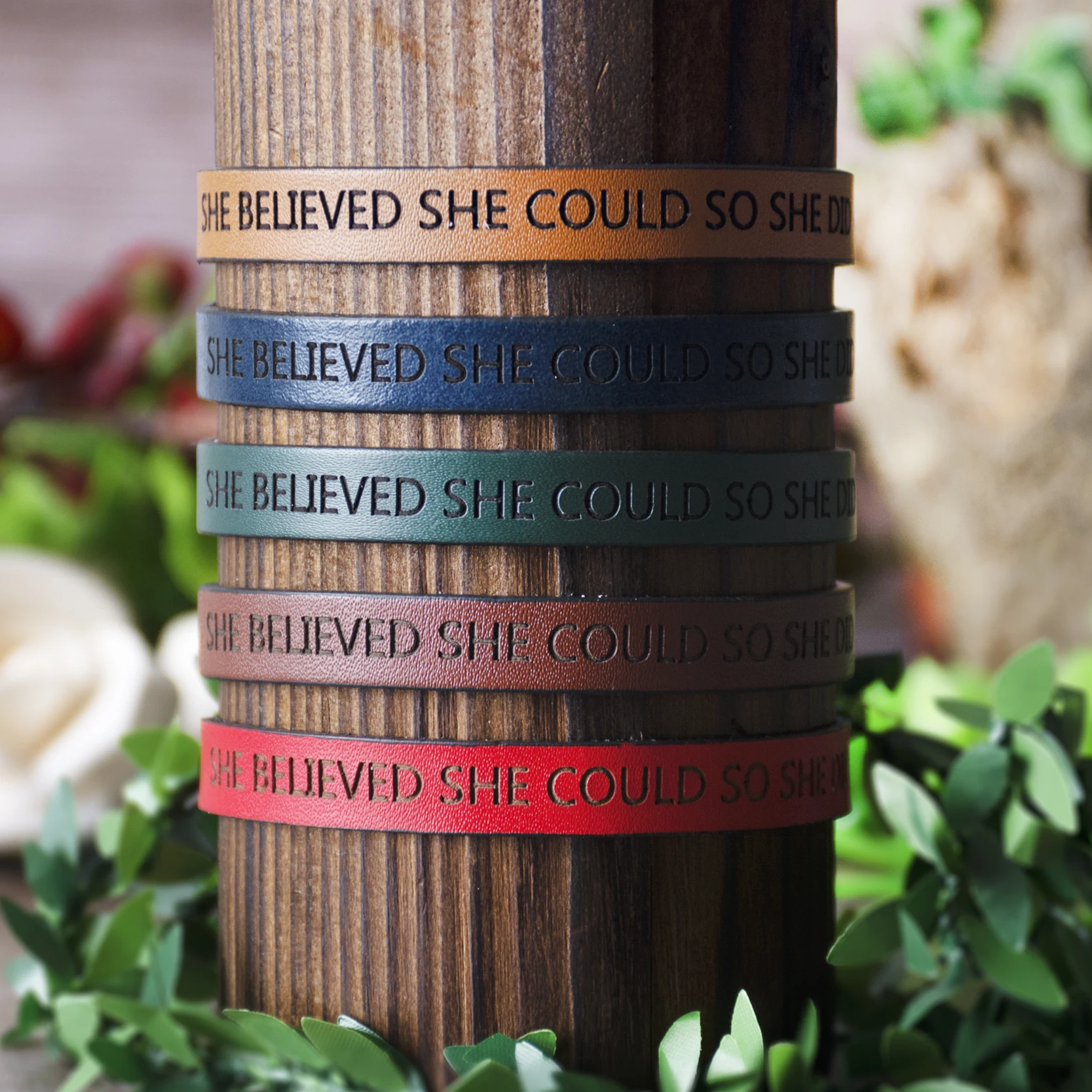 KCALOE браслет из натуральной кожи для женщин индивидуальные ювелирные изделия