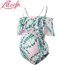 Купальники для беременных цельный купальник для беременных сексуальный купальник для беременных размера плюс купальники для беременных