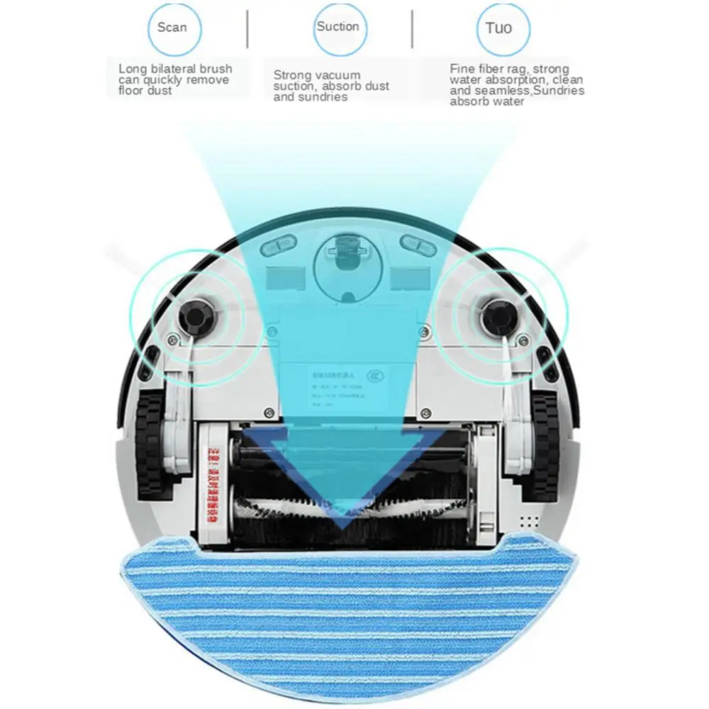 

Lovoski Home Office Robot Vacuum Cleaner with Wet Cleaning Washing Vacuum Cleaner Carpet Cleaner Robot Cleaner