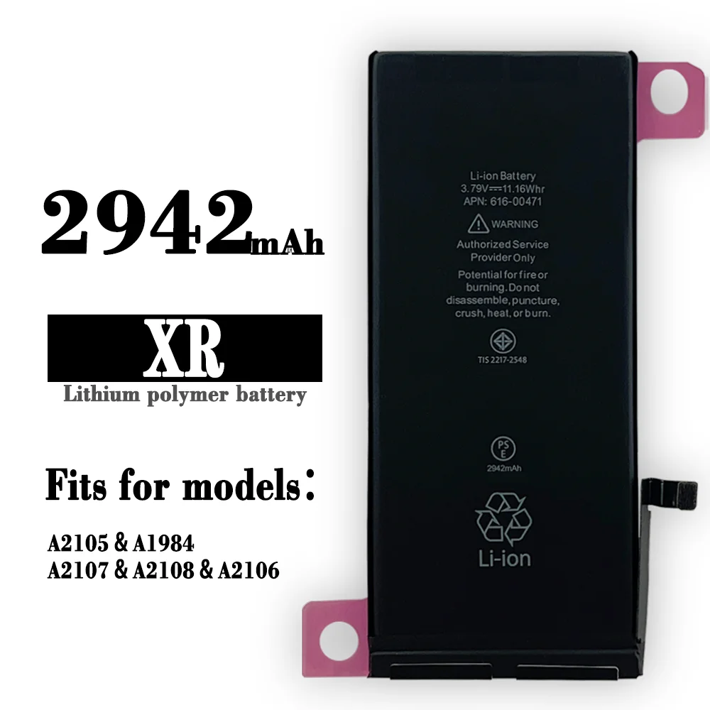 Compatible For Apple / iPhone XR 2942mAh Phone Battery Series