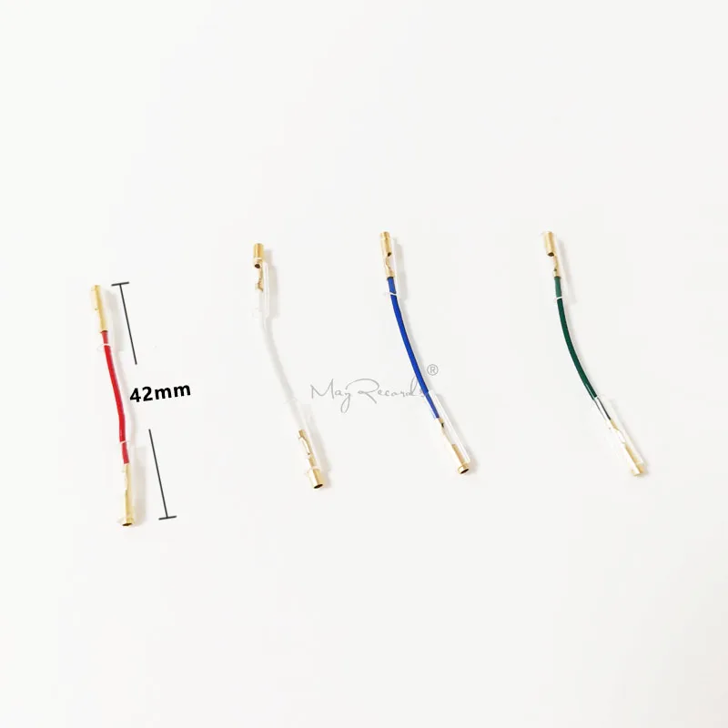 4 шт. универсальные серебряные провода заголовки кабель для контактов 1 2 3 мм