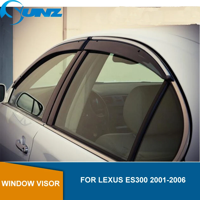 Дефлекторы боковых окон дождевики для LEXUS ES300 2001 2002 2003 2004 2005 2006 солнцезащитные