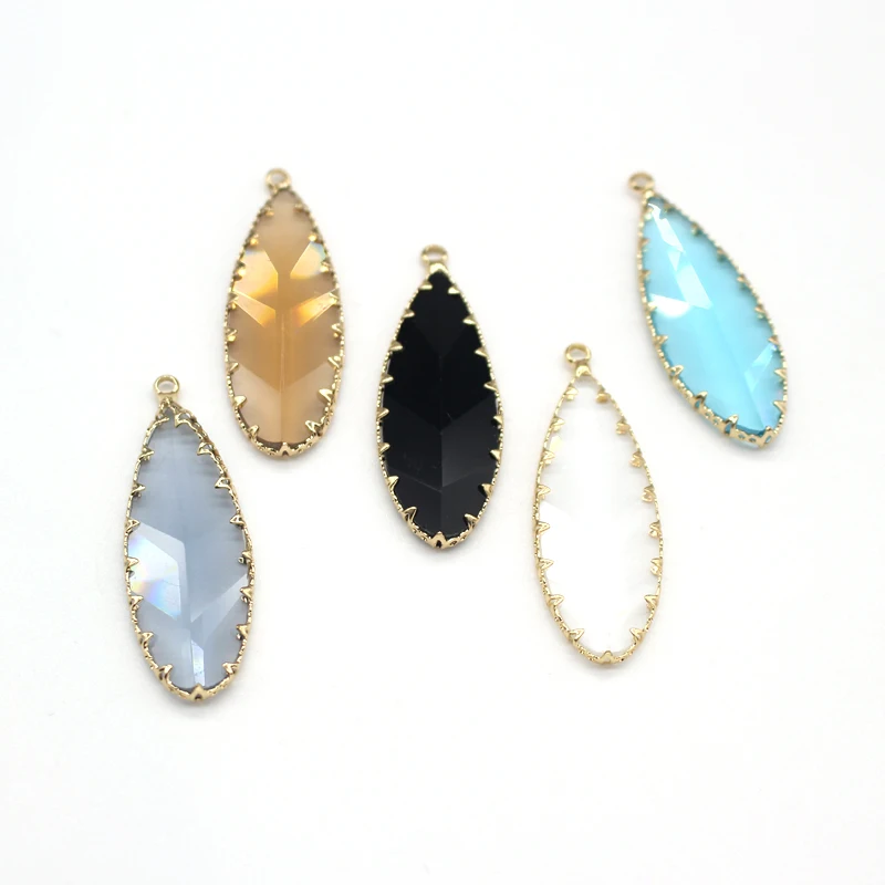 2 шт. стеклянные подвески для сережек | Украшения и аксессуары