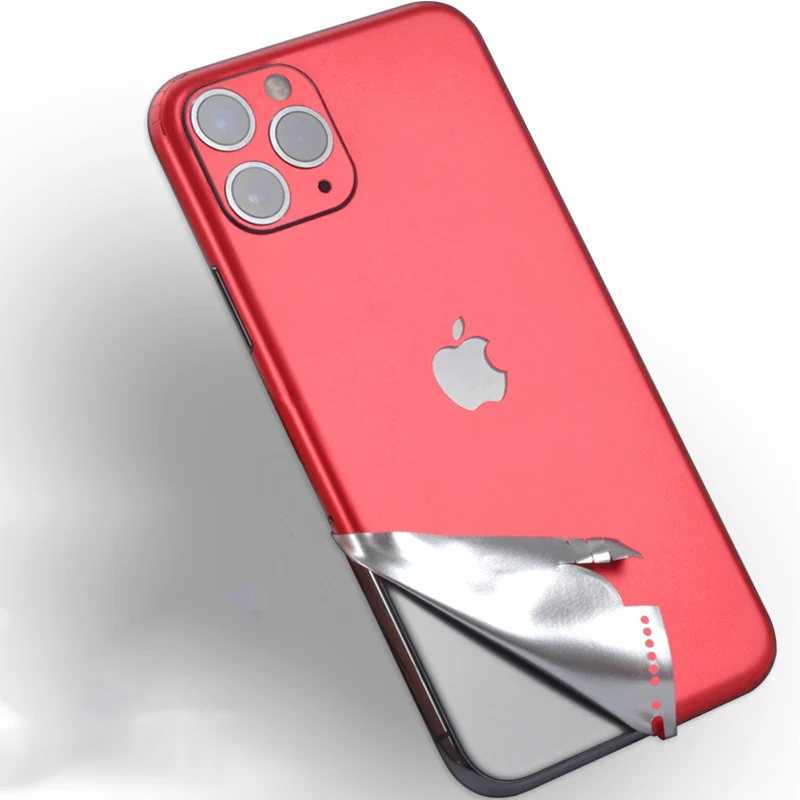 Красная фиолетовая Лазерная Зеленая задняя пленка для Apple IPhone 11 Pro Max 11 Pro алюминиевая матовая против царапин ультратонкая конструкция