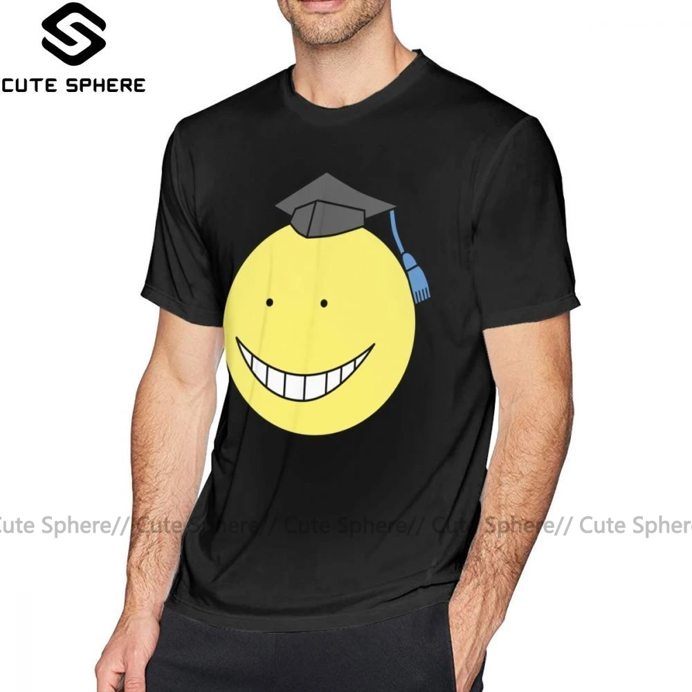 Футболка с классом убийц футболка Коро сенсеем XXX коротким рукавом забавная