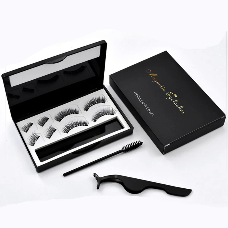 8 шт. 3D/5D искусственные норковые ресницы магнитные натуральный короткий набор