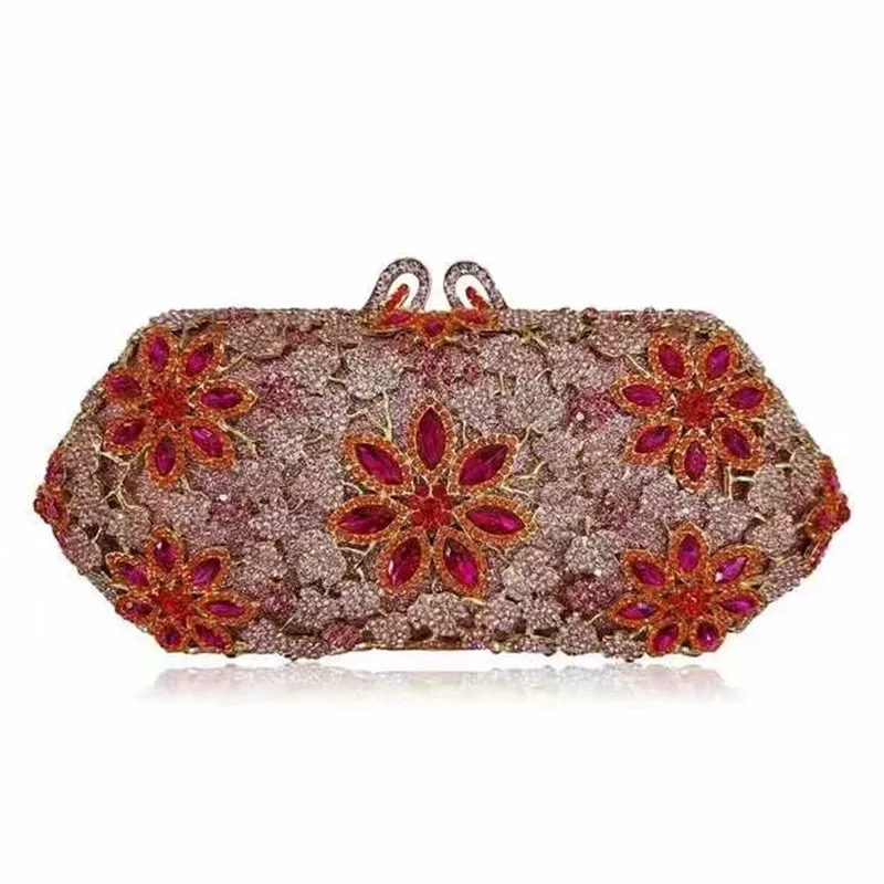 

Latest Ladies Handbags Diamond Skull Clutch Women Evening Bag Diamonds Rhinestones Women's Pouch Evening Bags Party Small Purse
