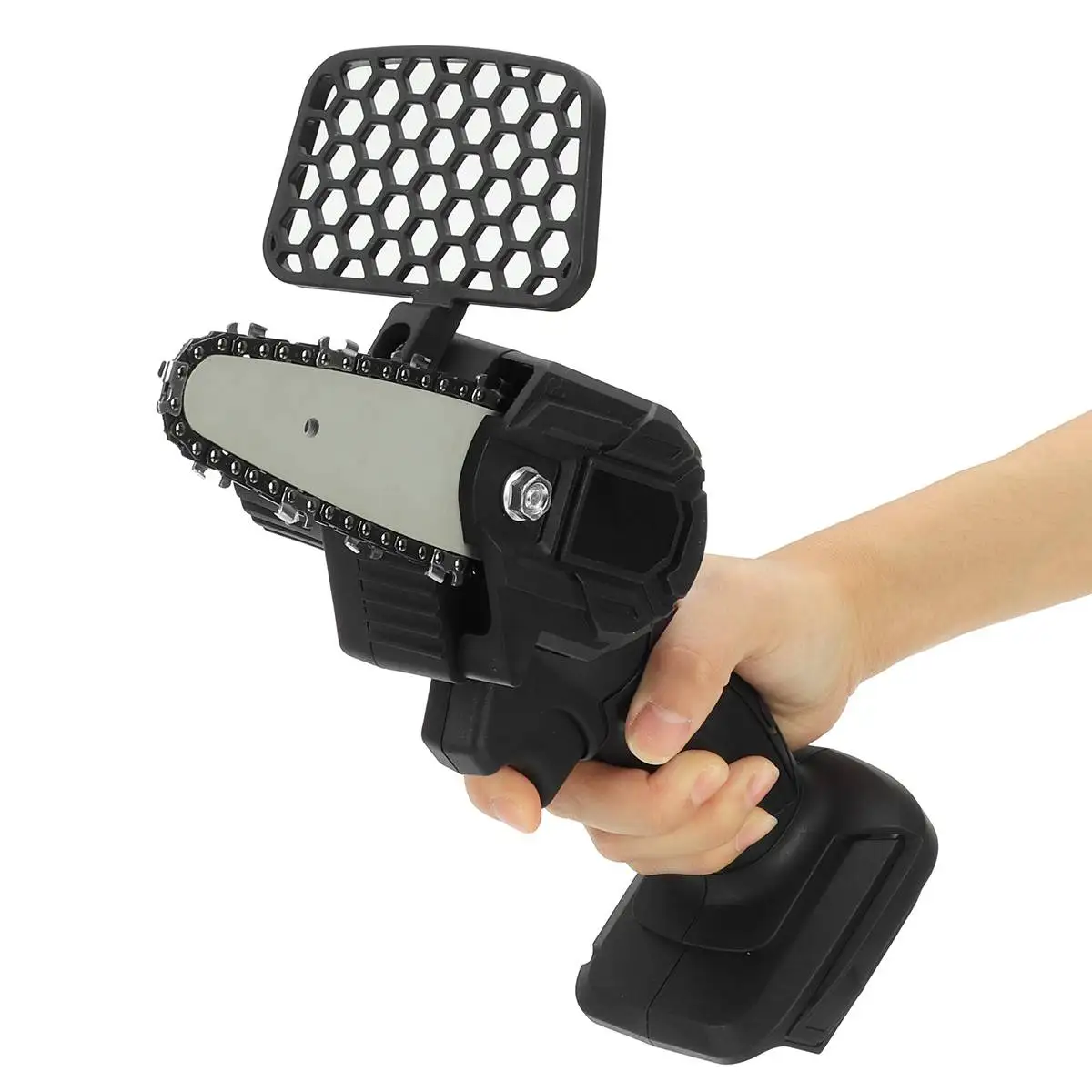 

4inch Cordless Electric Saw Portable Electric Chain Saw Woodworking Cutting DIY Tool Electric Pruning Saw for 18V Makita Battery