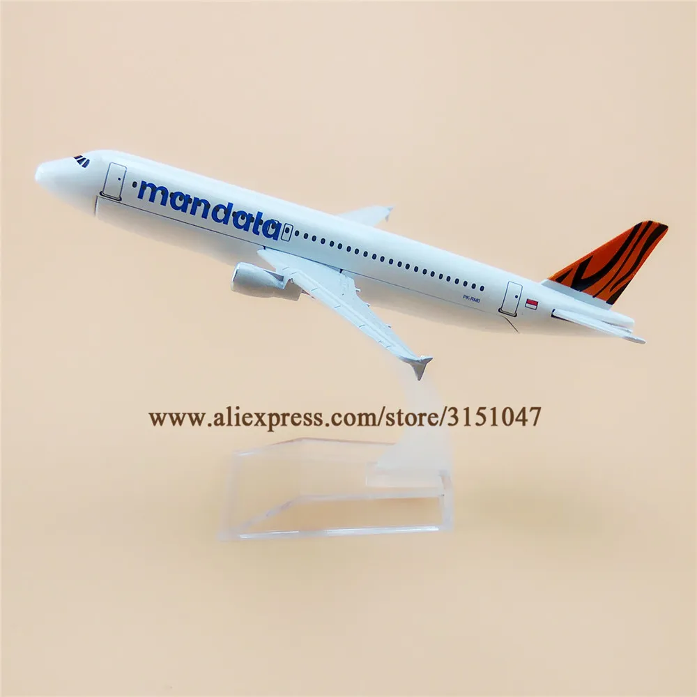16 см Air Мандала Tiger A320 Airbus 320 Airways Airlines металлический сплав модель самолета литье