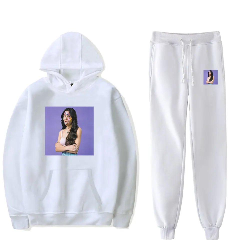 

2021 New Arrival Olivia Rodrigo New Album Sour Merch Hoodies Set Men Women Hoodies Pants Two-Piece Sweatshirt Suit