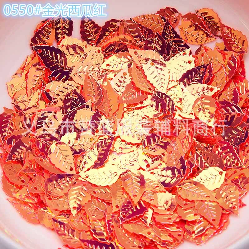 9 × 16mm leaf sequins DIY handmade gold pearl beads clothing accessories material wedding Christmas party decoration | Дом и сад