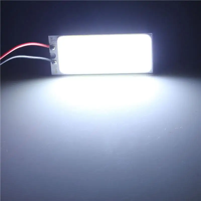 2pcs Automobile Xenon HID 36 COB LED Dome Map Light Bulb Auto Car Interior Panel Lamp 12V 5500-6000K w/ T10 BA9S Adapter | Автомобили и