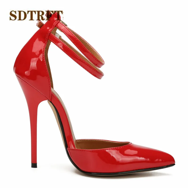 Туфли-лодочки женские на шпильке 13 см с острым носком |