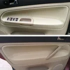 Только RHD для VW Passat B5 1998 1999 2000 2001 2002 2003 2004, кожаная панель из микрофибры для дверного подлокотника, защитная отделка