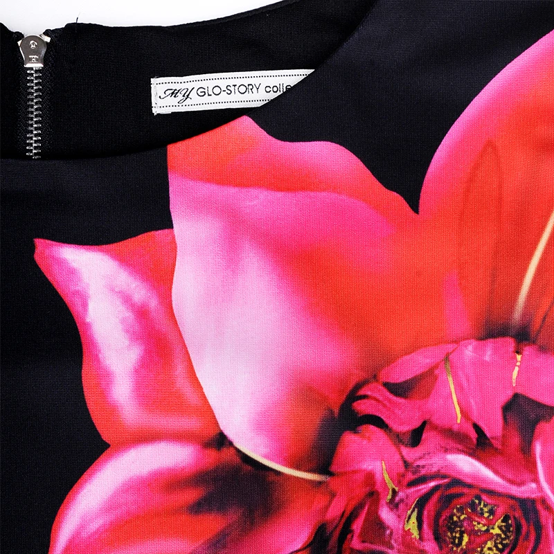 Женское летнее платье-мини без рукавов с цветочным принтом | Женская одежда