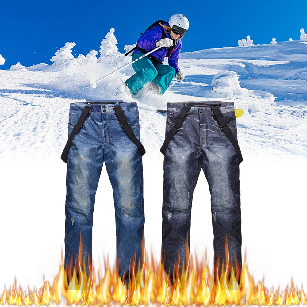 Лыжные штаны для мужчин/женщин улицы высокое качество ветрозащитные