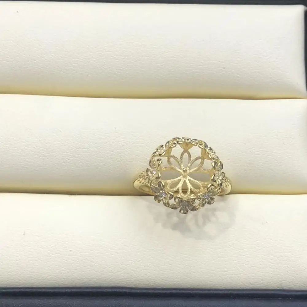 Высокое качество Шарм открытый Регулируемые Пустые Настройки кольца