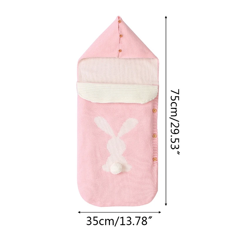 

Baby Stroller Footmuff Sleeping Bag Knitted Envelopes Autumn Winter Sleepsack