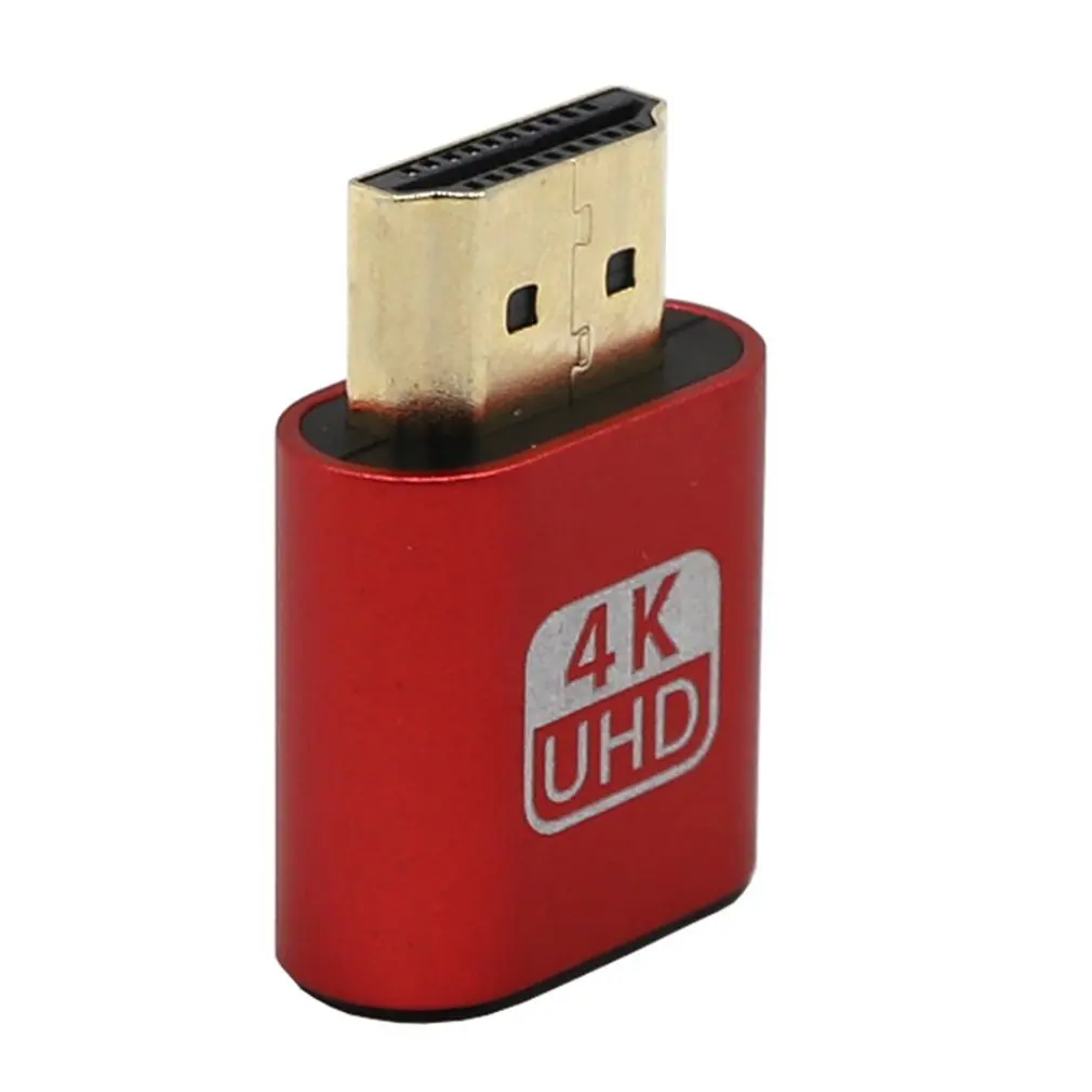 Изысканный прочный адаптер виртуального дисплея VGA совместимый с HDMI 1 4 DDC EDID муляж
