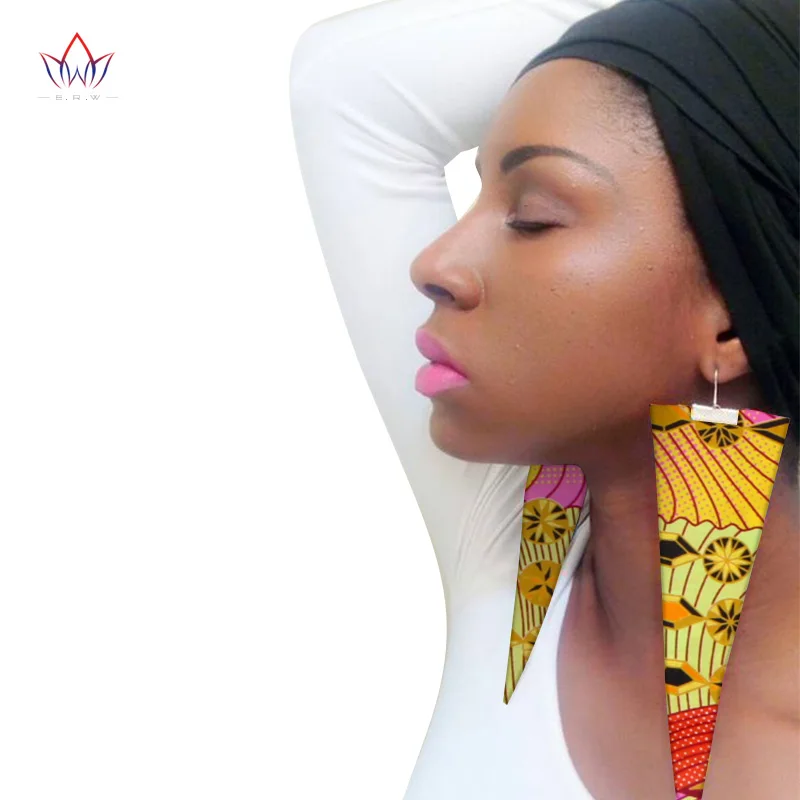 Модные африканские серьги ручной работы для женщин подарок вечерние Африканский