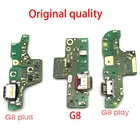 Плата зарядного устройства Flex для Motorola Moto G8 Play Plus Power lite One Fusion Hyper Macro USB-порт Соединительный док-кабель для зарядки