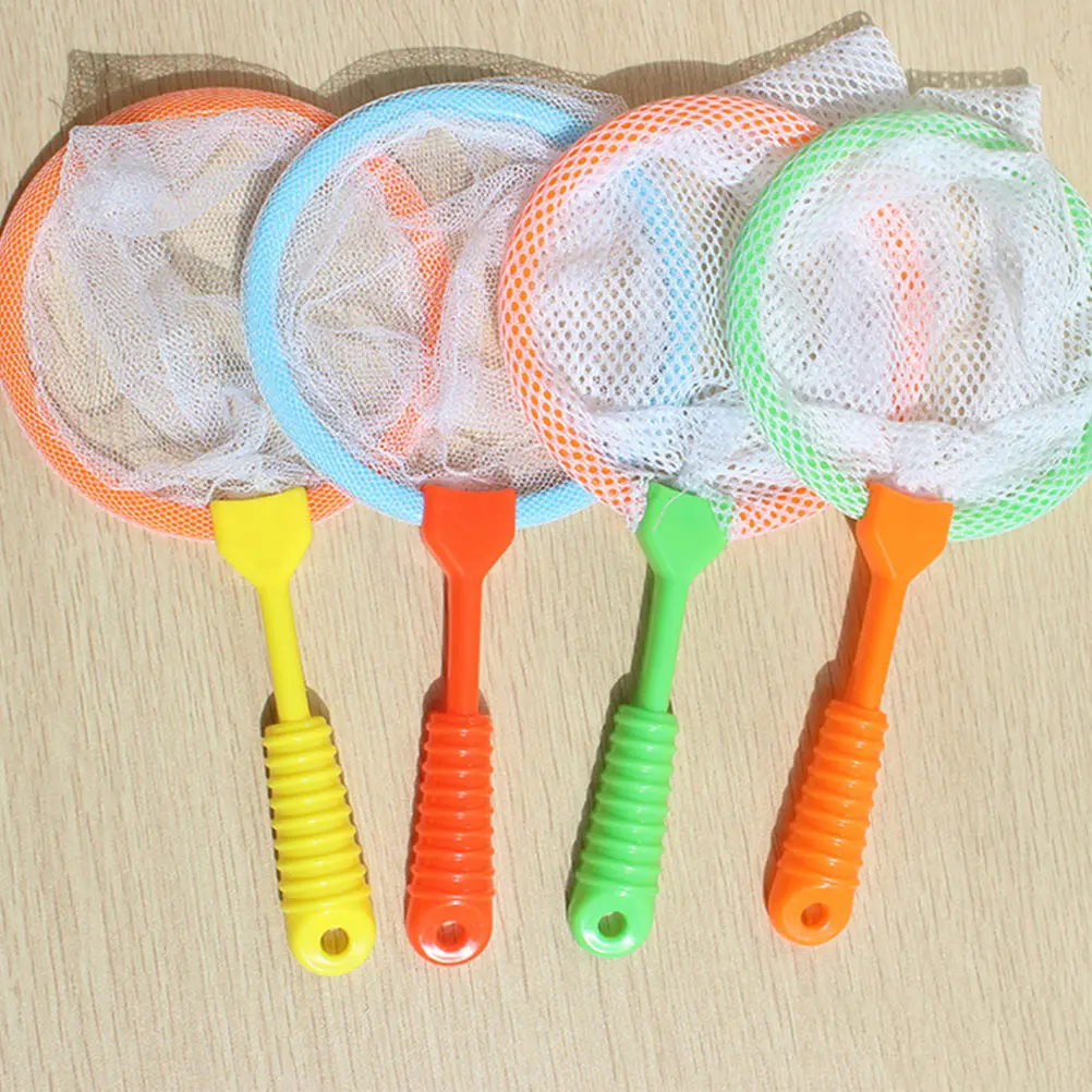 12 шт. в упаковке Портативный ребенка рыболовных сетей насекомых ловли чистая