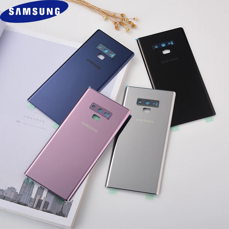

Новый оригинальный Samsung Galaxy Note 9 задняя крышка батарейного отсека задняя крышка корпуса для Galaxy Note9 N960 N960F фотообъектив