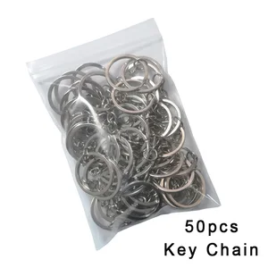 Yanttoy 50 шт. брелок для ключей для самостоятельного изготовления, 2,5 см, бусины Hama, ручная работа, аксессуары, железные бусины