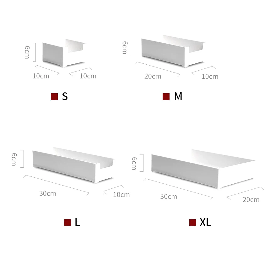 

Drawer Organizer Multi-Purpose Plastic Drawer Cutlery Storage Box Clothes Organizer Jewelry Small Objects Separated Storage Box