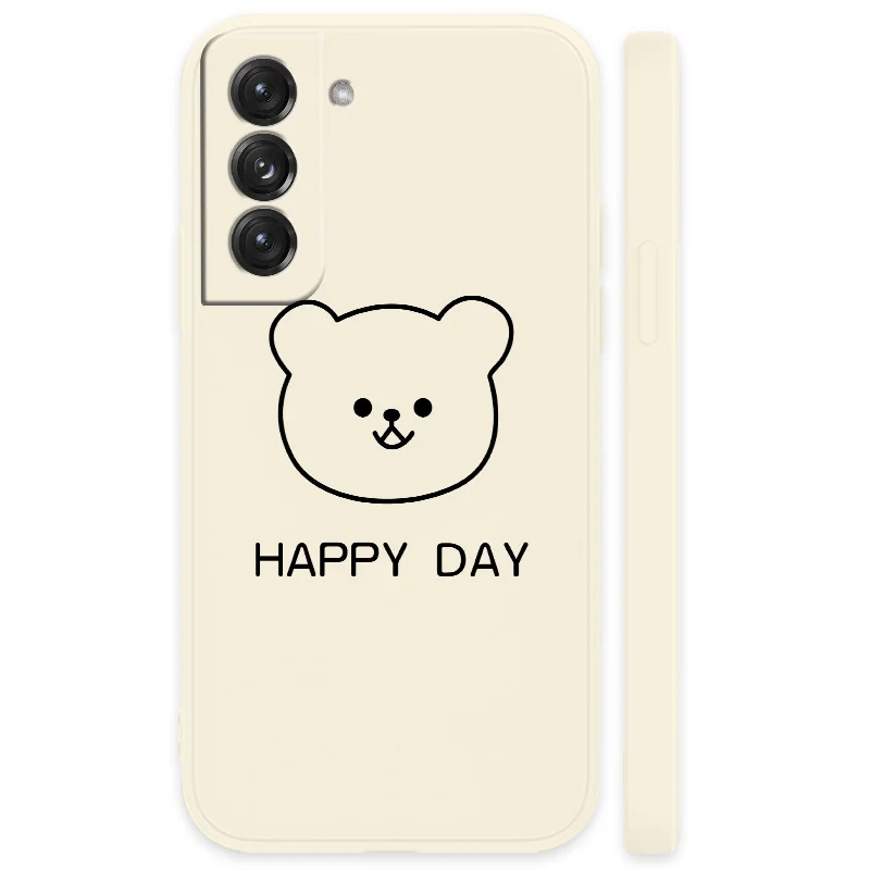 

Bear Avatar Case For Samsung Galaxy S21 S20 FE S10 S9 Ultra Plus S10e Note 20 ultra 10 9 Plus Soft Liquid Silicone Phone Cover
