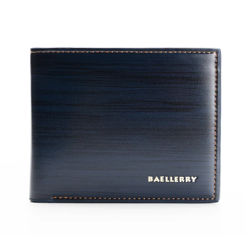 

Brand Men Leather Wallets Business Money Clip Men Retro Short Wallet Standard Credit Card Dollar Bag Coin Purse Portomonee