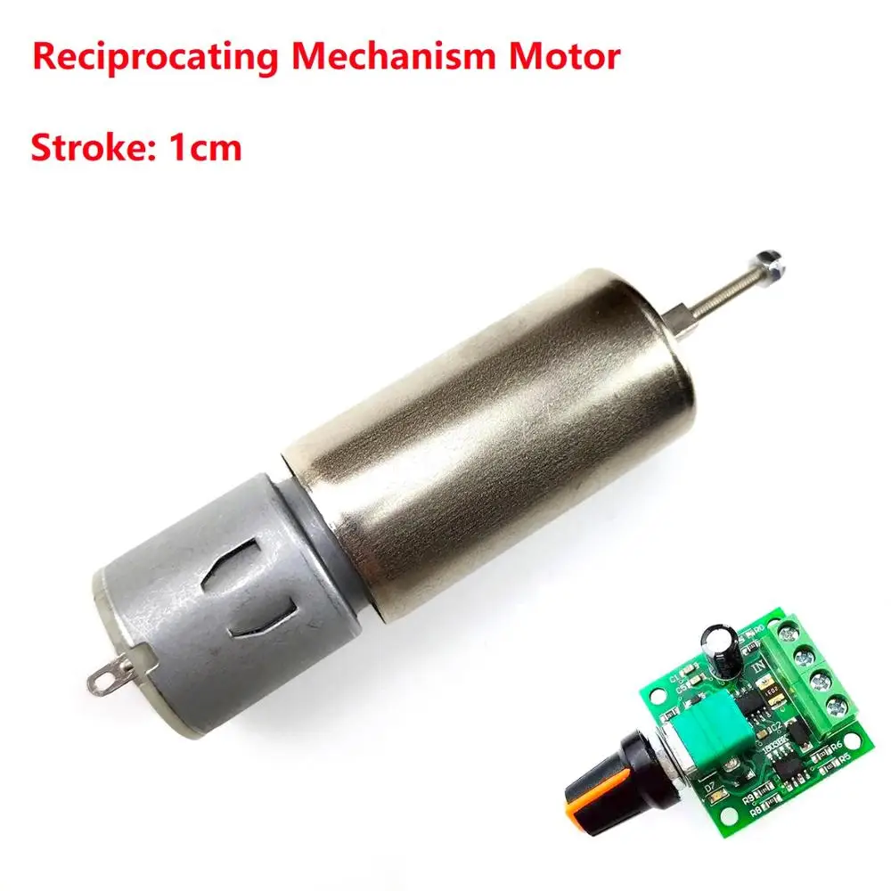 Miniatura Atuador Linear Reciprocating Motor Telescópico Hélice Tester Escudo de Ferro Faça Você Mesmo Brinquedo Elétrico Tela Clique dc 6v