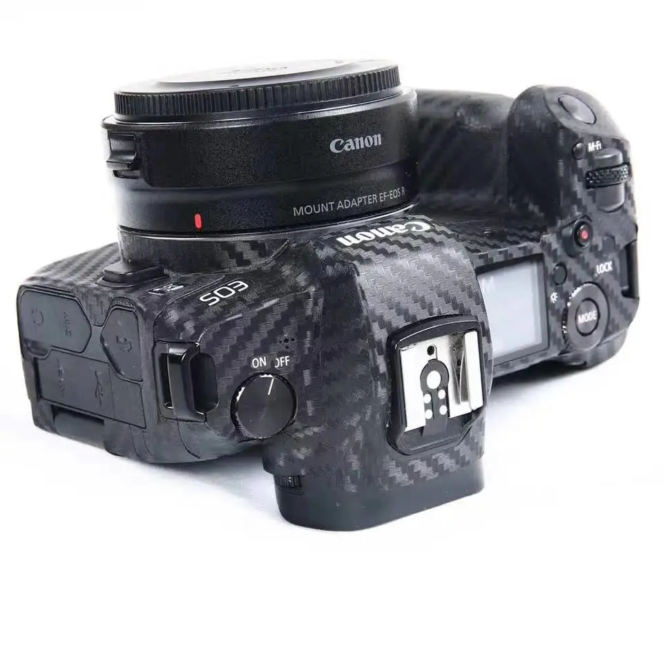 Антицарапина корпус камеры углеродное волокно пленка Комплект для Canon EOS R RP камера наклейки для камеры s декоративная защита