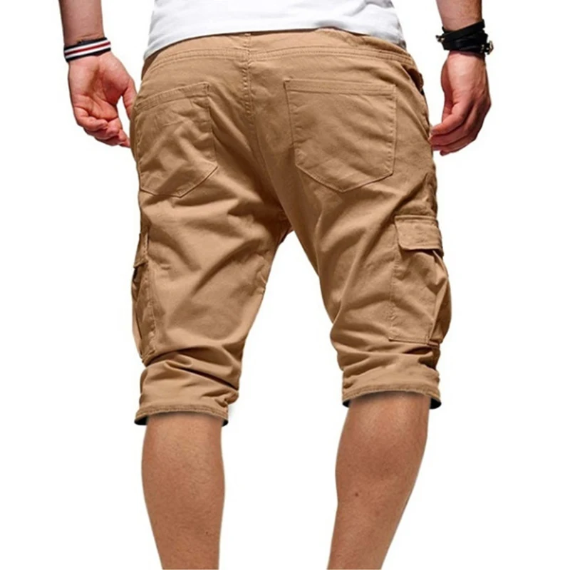 

Men Casual Multi-pocket Shorts Lightweight Quick Dry Breathable Cargo Shorts d88